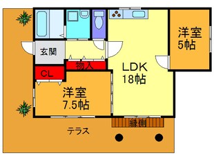 若江西新町ﾊｲﾂの物件間取画像